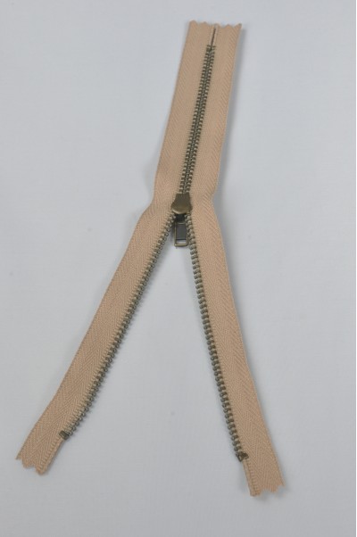 ZIP086  1號拉鏈  青古銅金屬拉鏈  密尾單頭拉鏈  不設單獨拉鍊訂購  細節-2